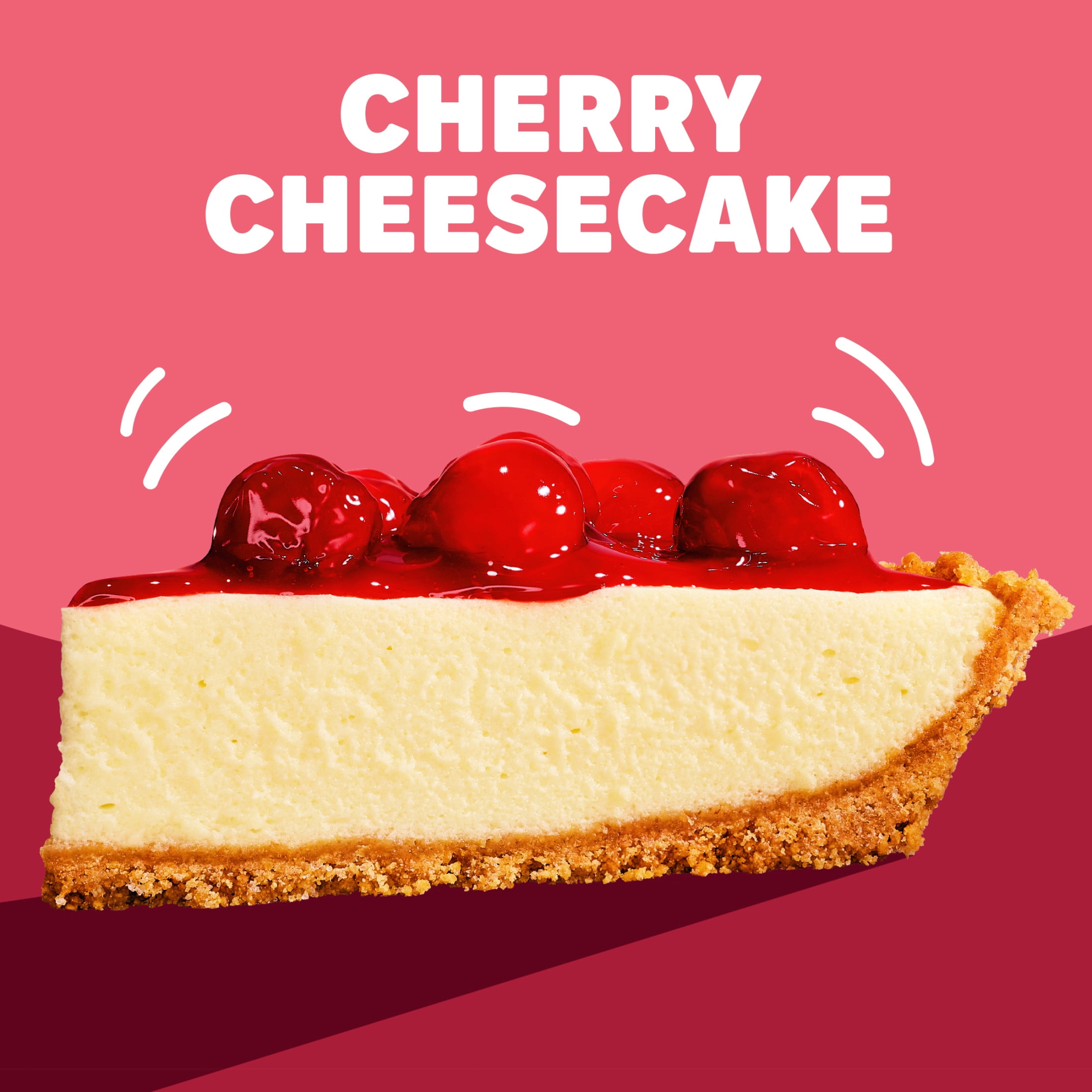 Jell-O No Bake Cherry Cheesecake Dessert Kit with Cherry Topping, Filling Mix & Crust Mix, 17.8 oz Box