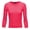 Red Pink, variant on YEMAK Women's 3/4 Sleeve Crewneck Lightweight Basic Casual knit Pullover Sweater MK3636-TMT-S