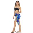 thumbnail image 3 of HAPPY BAY Women's Bikini Wraps Beach Wrap Sarong Swimwear Cover up Skirt Bathing suit Swimsuit Pareo Coverups for Women One Size Admiral, Floral, 3 of 4