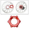 thumbnail image 4 of Adaptador de Bloqueo Central para Buje de Bicicleta de Montaña, de , Pieza de Reparación de Accesorios de Ciclismo de Rotor de 6 Pernos rojo Soledad Adaptador de rotor de freno de bicicleta, 4 of 10