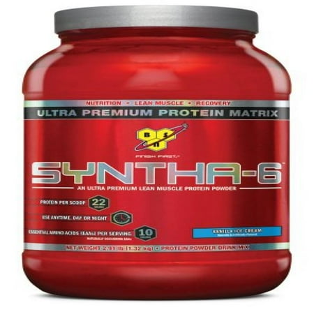 BSN SYNTHA-6 Protein Powder, Whey Protein, Micellar Casein, Milk Protein Isolate, Flavor: Vanilla Ice Cream, 28 Servings