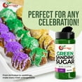 thumbnail image 7 of NY SPICE SHOP Green Sanding Sugar - 04 Ounce - Sanding Green Sugar - Sanding Sugar Green - green cake decorations - Sanding green sugar crystals - Green Sanding Sugar for Baking, 7 of 7