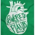 thumbnail image 2 of Powered By Plants Healthy Vegetarian Men's Graphic T Shirt Tees Brisco Brands S, 2 of 5