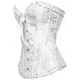 thumbnail image 3 of MISS MOLY Women's Lace Up Boned Plus Size Overbust Corset Bustier Bodyshaper Top, 3 of 4