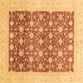 thumbnail image 1 of Ahgly Company Indoor Square Oriental Brown Modern Area Rugs, 8' Square, 1 of 4