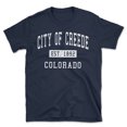 thumbnail image 1 of City Of Creede Colorado Classic Established Men's Cotton T-Shirt, 1 of 1