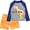 Yellow Dinosaur, variant on Pashop Boys Two Piece Rash Guard Swimsuits Kids Long Sleeve Sunsuit Swimwear Sets Bathing Suit