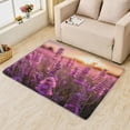 thumbnail image 2 of Lavender Floral Rugs for Bedroom - 4x5 Rug - Lavender Flower Rug - Purple Floral Area Rug - Lilac Rugs - Girls Spring Carpet, 2 of 7
