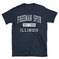 thumbnail image 1 of Freeman Spur Illinois Classic Established Men's Cotton T-Shirt, 1 of 1