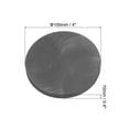 thumbnail image 2 of Unique Bargains Plaque d'Électrode Ronde en Bloc de Graphite 100x10mm pour Fusion Moulage, Électrolyse, 2 of 4