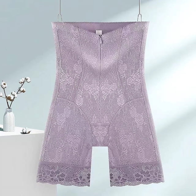Pantalones de cintura alta con cremallera y cintura fina de encaje para levantar la cadera, pantalones moldeadores de cuerpo fuerte de verano
