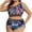 120 Black, variant on Feimerou Women's Plus Size Bikini Sets Swimsuits One Shoulder High Waisted Bikinis Tie High Cut Two Piece Bathing Suits Swimwear
