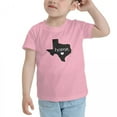 thumbnail image 3 of Texas Home Texas Map Cute Toddler T-Shirts for Boys Girls (Pink, 2T), 3 of 5