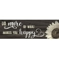 thumbnail image 2 of Carpentieri, Natalie 24x11 White Modern Wood Framed Museum Art Print Titled - Makes You Happy, 2 of 4