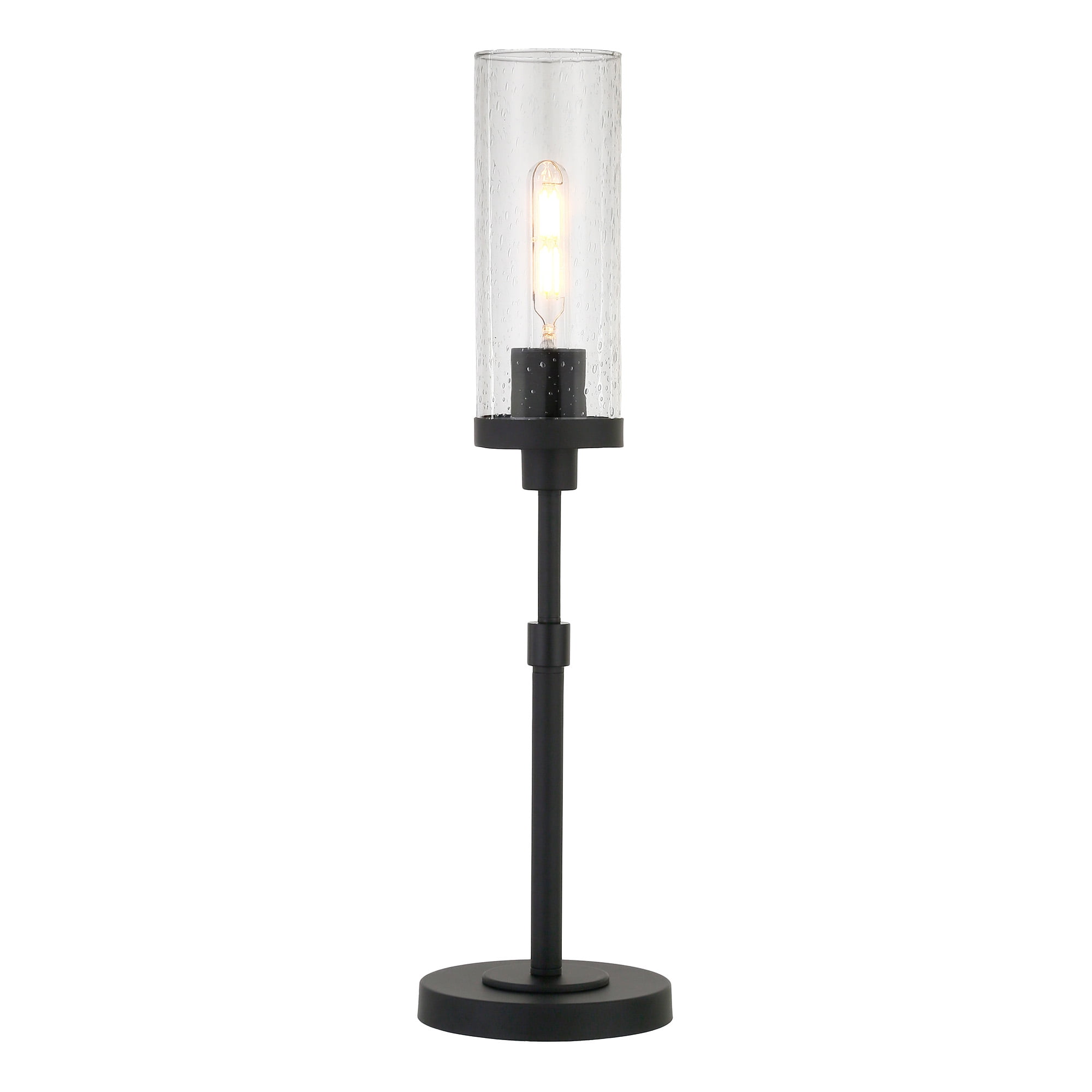 Evelyn&Zoe Frieda 26.68" Table Lamp with Glass Shade