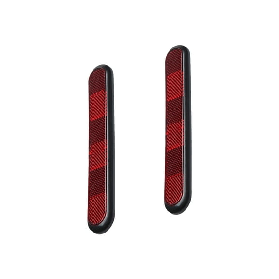 Reflective Sticker Red Car Door Trunk Bumper Warning Sign High Reflective Body Sticker for Motorcycle Car Truck