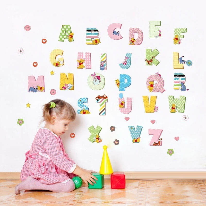 Removable Letter Alphabet Waterproof PVC DIY Wall Sticker Kids Room Door Decor Walmart Canada