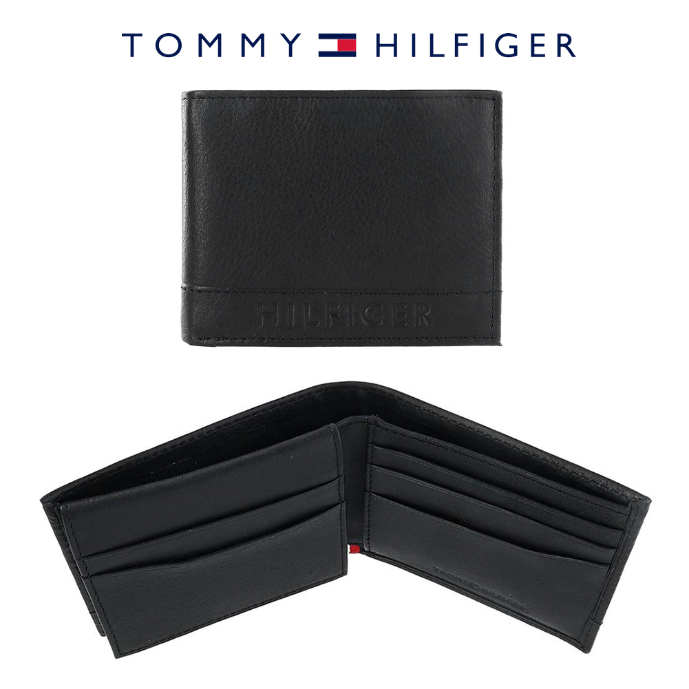 Tommy Hilfiger Tommy Hilfiger Men's Bifold Slim Thin Leather Wallet