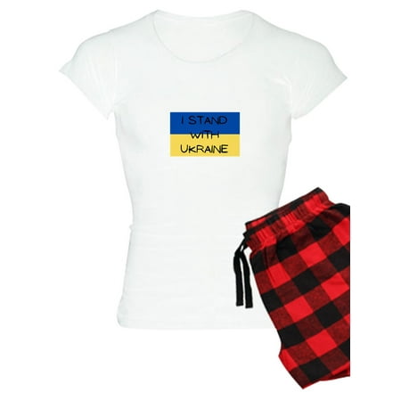 

CafePress - I Stand With Ukraine Pajamas - Women s Light Pajamas