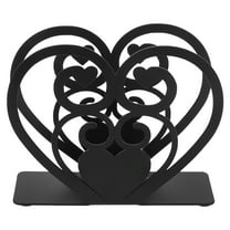 Pungan napkin holder Napkin Holder Metal Tissue Dispenser Paper Napkin Holder Stand for Home Restaurant(4.72"X3.94"X1.57")