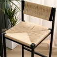 thumbnail image 2 of ENYOPRO Bar Chairs Set of 2, Counter Height Bar Chairs for Kitchen Counter, Paper Rope Weave Kitchen Chairs with Metal Legs, Bar Chairs for Restaurant, Coffee Shop, Honey, 2 of 10