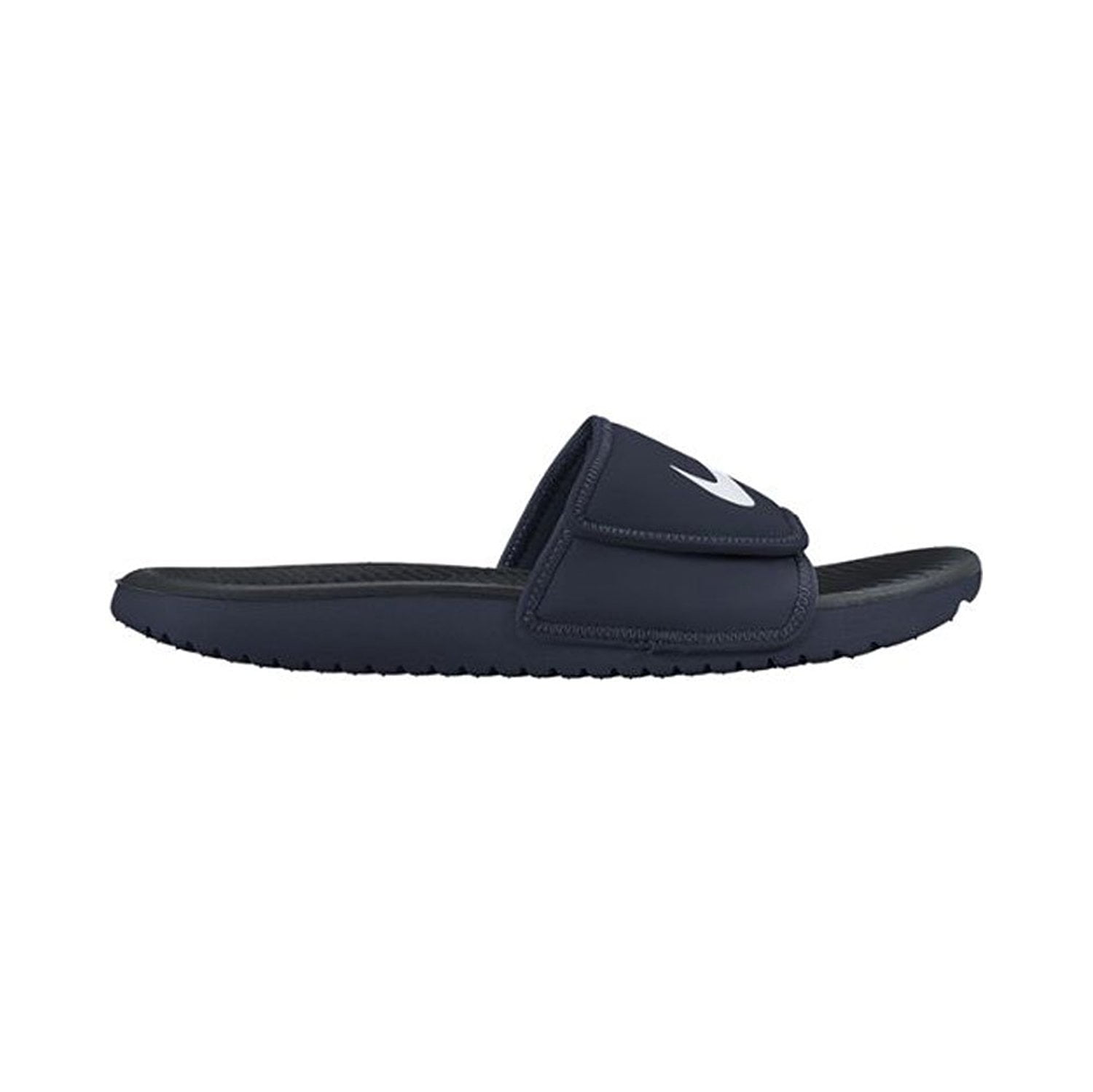 Nike - Nike Men's Kawa Adjustable Slide Sandals Obsidian/White-Black 10 ...