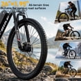 thumbnail image 5 of OwnGold Electric Bike for Adult, 749W Peak Motor, 20 MPH, 40 Miles Range, 36V 12AH Removable Battery,7-Speed Ebike,26" Tires,UL2849, 5 of 12