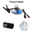 thumbnail image 3 of Silent Semi Enclosed Metal Car Fan 12V/24V Strong Wind Auto Head Shaking, 3 of 9