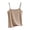 Khaki, variant on Women's Plus Slim Fit Scoop Neck Camisole Tank Tops Adjustable Spaghetti Strap Solid Sleeveless Shirts, Basic Casual Summer Everyday Wear Layering Undershirt 2026
