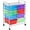 Multicolor, variant on Yaheetech 12 Drawer Mobile Rolling Storage Cart Bin Trolley Tools Scrapbook Paper Office School Organizer, Black