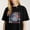 Black-2, variant on Women's American Eagle & Flag T-Shirt Short Sleeve Graphic S-4XL