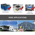 thumbnail image 4 of Controlador de carga solar de 100A con puertos USB duales, compatible con 12V/24V y pantalla LCD, ideal para baterías de plomo-ácido, litio ternario y fosfato de hierro y litio., 4 of 6