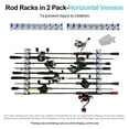 thumbnail image 2 of Fishing Rod Holder Fishing Poles Vertical Support Rack Holds 9 Fishing Rod, 2 of 15
