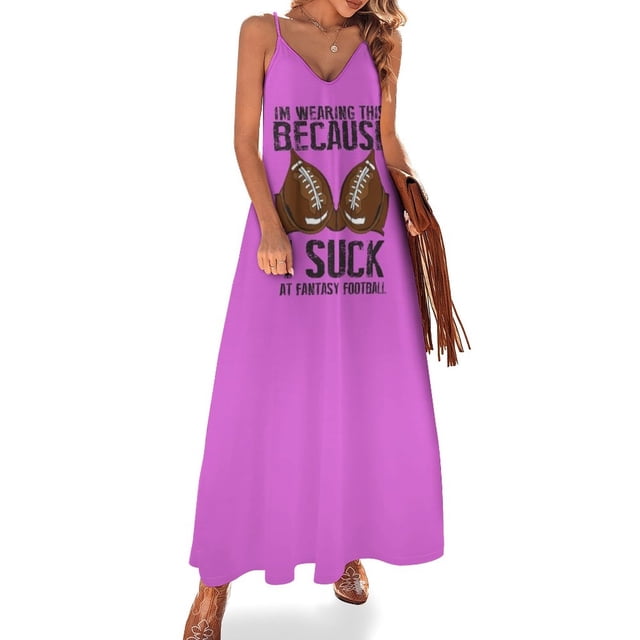 Vestido sin mangas con premio al último puesto de Fantasy Football Vestido elegante y chic para mujer Vestido para mujer
