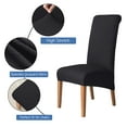 thumbnail image 2 of Large Dining Chair Slipcover,XL Stretch Chair Covers Universal Removable Washable Anti-Dust Spandex Jacquard Chair Protector for Kitchen Banquet Hotel Decoration-8-J, 2 of 8