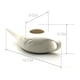 thumbnail image 2 of Olla Neti de cerámica blanca de 250ml, irrigador nasal profesional para yoga, olla para limpieza de nariz, verde, 2 of 14