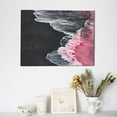 thumbnail image 6 of Naloa Pink White Ocean Waves Print Canvas Picture,Wall Pictures, Modern Decorative Poster,Art Prints for Bedroom, Toilet, 40 x 30 cm, Built-in Wooden Frame, 6 of 6