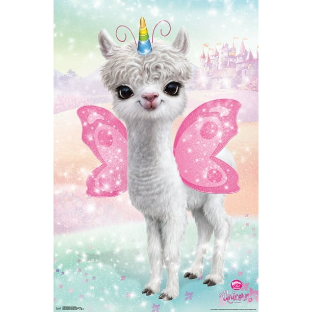 Animal Club - Llama Unicorn Poster - Walmart.com - Walmart.com