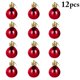 thumbnail image 2 of Juego de 12 bolas de Navidad brillantes para decoración de árbol de Navidad, accesorios colgantes para decoración de fiestas, para el hogar y la tienda, 2 of 5