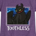 thumbnail image 3 of How to Train Your Dragon - Toothless Stars - Toddler & Youth Girls Short Sleeve Graphic T-Shirt, 3 of 5
