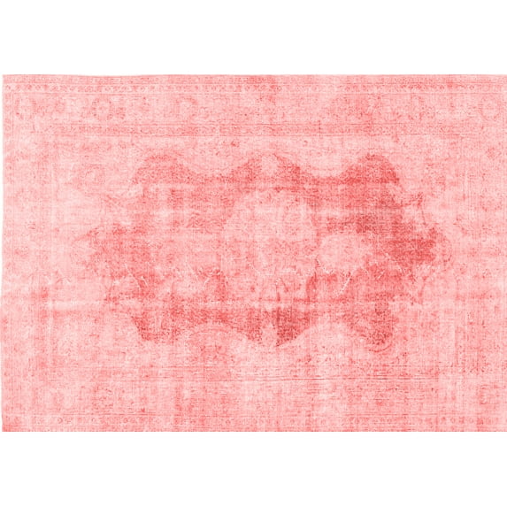 Ahgly Company Machine Washable Indoor Rectangle Persian Red Traditional Area Rugs, 4' x 6'