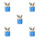 thumbnail image 2 of Sidaley Plástico Extraíble Suministros para estudiantes Forma de lápiz Portalápices de doble Type2 NO2, 2 of 4