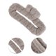 thumbnail image 3 of Ofertas Únicas 1 Pc Clip de Pelo Clásico de Felpa para Mujeres y Niñas 5.51"x2.76"x2.36" Marrón, 3 of 3