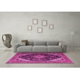 thumbnail image 3 of Ahgly Company Indoor Rectangle Medallion Pink Traditional Area Rugs, 7' x 9', 3 of 4
