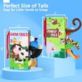 thumbnail image 3 of Libros para bebés de 0 a 6 meses con tela sensorial al tacto, 3 of 7