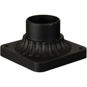 Craftmade Z200 5.88" Wide Square Post / Pier Mount - Black