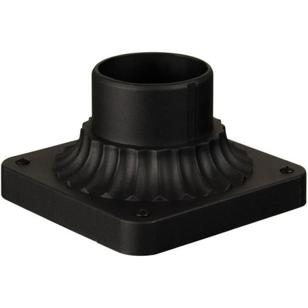 Craftmade Z200 5.88" Wide Square Post / Pier Mount - Black