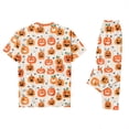 thumbnail image 5 of 2026 Matching Family Halloween Pajamas Set, Fall Sleepwear, Ghost & Pumpkin Printed Holiday Sleepwear, Soft Loungewear PJs Outfit, 5 of 5