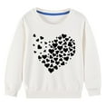 thumbnail image 4 of Posijego Girls Sweatshirts Heart Graphic Pullover Tops Little Girl Cute Long Sleeve Shirts Fall & Winter Clothes, 4 of 4