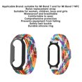 thumbnail image 3 of 3 In 1 Stretch Nylon Braided Watch Strap,Watch Strap Protector Film Case Protective Film Case For Mi Band 7,4 Colors, 3 of 8